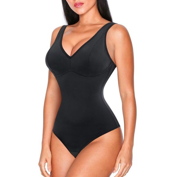 

women's shapers bodysuit shapewear women full body shaper waist trainer stomach slimming underwear faja belt tummy control trimmer, Black;white