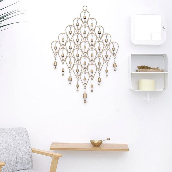 

nordic retro style iron bell wall decoration decorative objects & figurines