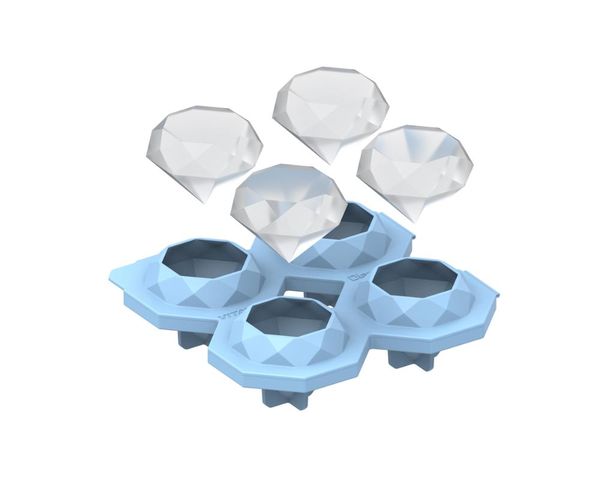 

silicone ice diamond mold maker cube tray sells 1piece baking moulds
