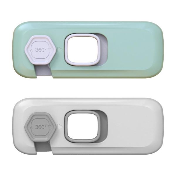 

children's 360Â°rotation cabinet door anti-pinch security lock baby protective drawer carriers, slings & backpacks