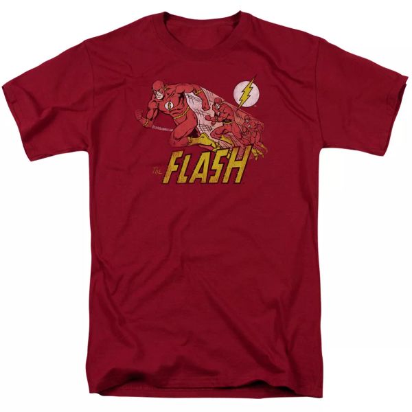 

the flash - crimson comet t-shirt dc comics sizes s-3x new, White;black
