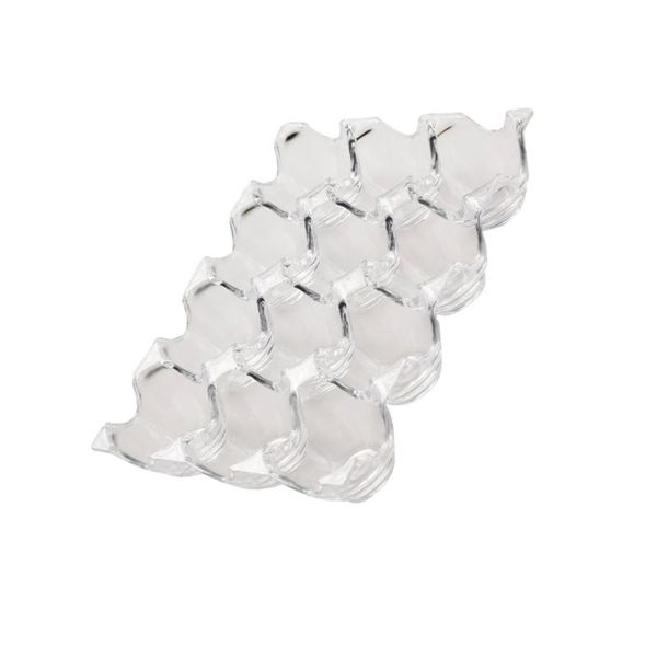 

storage bottles & jars 1pc practical acrylic box 12 grid design egg (transparent)