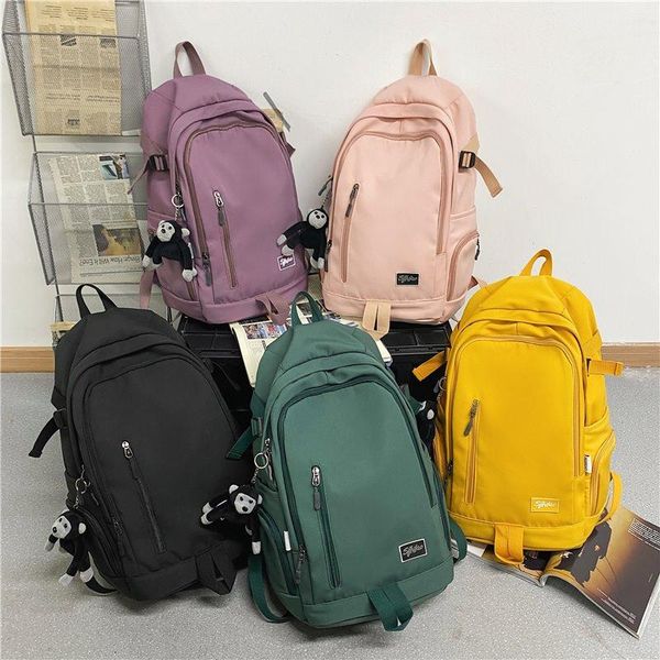 

school bags large capacity teenagers students backpack junior and high sashion boys girls schoolbag waterproof travelling bag