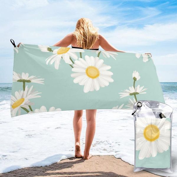 

towel wearable bath daisy chamomile field meadow soft and absorbent unique for el home bathroom gifts women bathrob