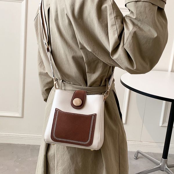 

outlet online 70% off sale women's bag 2021 summer korean fashion shoulder bag tote color matching simple women's trend large capa