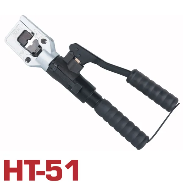 

hydraulic tools ht-51 crimping pliers copper and aluminum terminal tool with safety device fast
