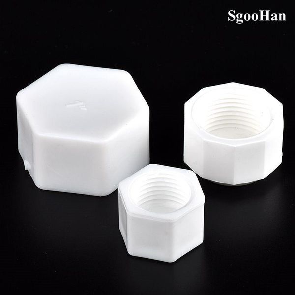 

watering equipments 1pcs ppr 1/2" 3/4" 1" female thread pipe hexagon shaped blocked caps plastic end cap plug pvc tube sealin