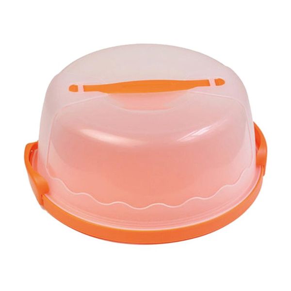 

handheld cake box reusable colorful transparent plastic (random color) gift wrap