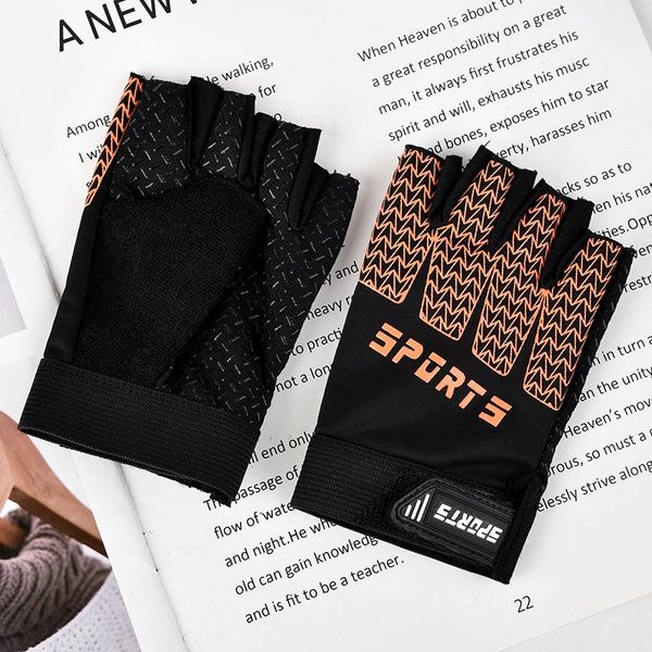 

cycling gloves 2021 season children's bicycle outdoor children half-finger, Black