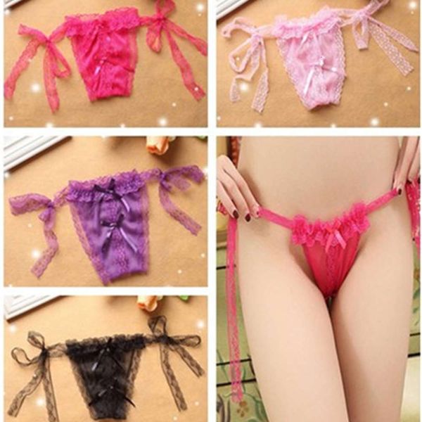 

underwear open crotch lace lady transparent lovely, Black;pink