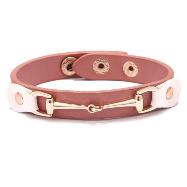 

charm bracelets leather bracelet men simple strap belt wrist buckle korea jewelry pulseira masculina for women, Golden;silver