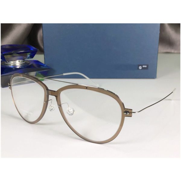 

luxury designer glasses denmark brand titanium glasses anti-blue light 6547 new screwless spectacle frame ultralight myopia reading eyesglas, White;black