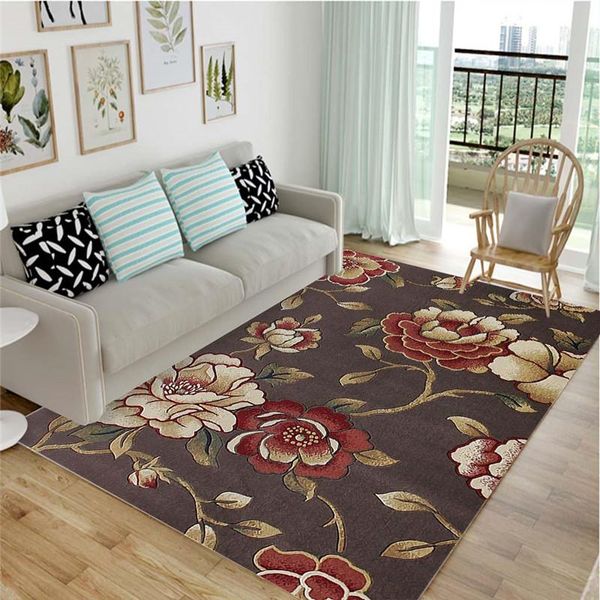 

carpets nordic floral living room carpet non-slip entrance door mat kitchen bedroom bathroom balcony decoration floor
