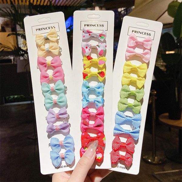 

hair accessories cute princess little butterfly dot strawberry children hairpin bangs headdress baby girl clip kids, Slivery;white