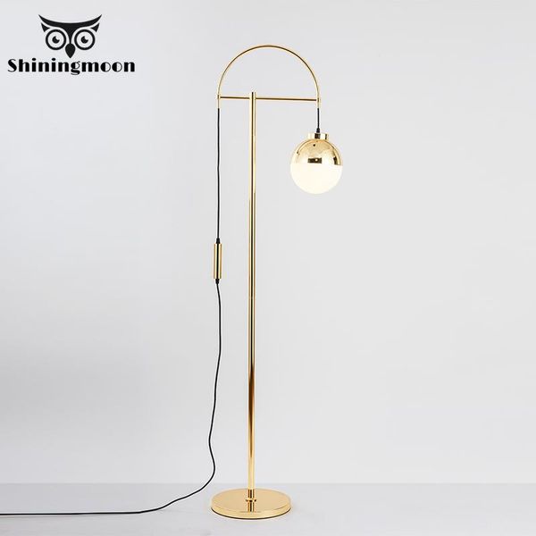

modern metal gold led floor lamps nordic living room decoration lights lighting bedroom bedside standing luminaria