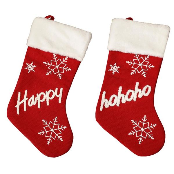 

christmas decorations 2pcs party decoration pendant plush socks gift bag