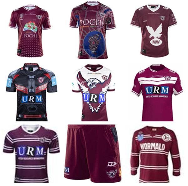 

2021 manly warringah sea eagles 22 21 indigenous super rugby jersey australia nrl league retro, Black;gray