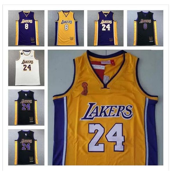 camisa de basquete Men Black Mamba Bryant mark;swingmen jerseys