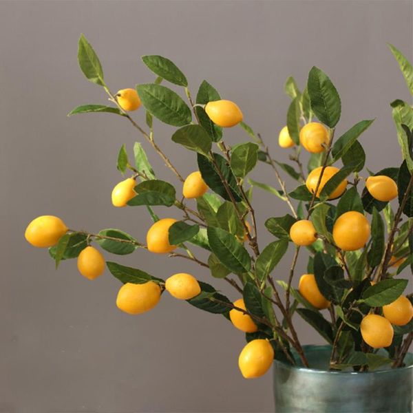 

decorative flowers & wreaths 1pc simulated branches decor imitation single green plants dry flower ornament realistic arrangement