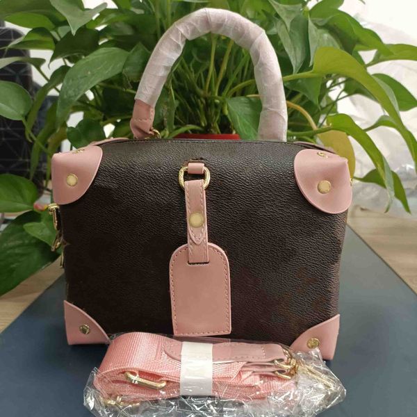 

designer bag tote hh speedy bandouliere shoulder bags luxurys designers boston bags women brown flower 20cm single handle handbag crossbody
