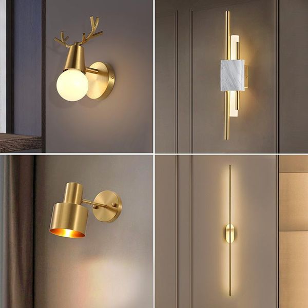 

modern led crystal industrial decor nicho de parede abajur luminaria beside lamp dinging room wall lamps