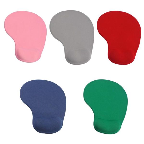 

mouse pads & wrist rests small feet shape pad support comfort mat soild color computer games mousepad creative eva soft 1 pc