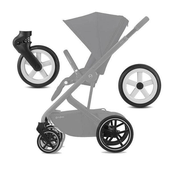 

stroller parts & accessories wheels for cybex mios eezy priam baby trolley compatible front and back wheel cart