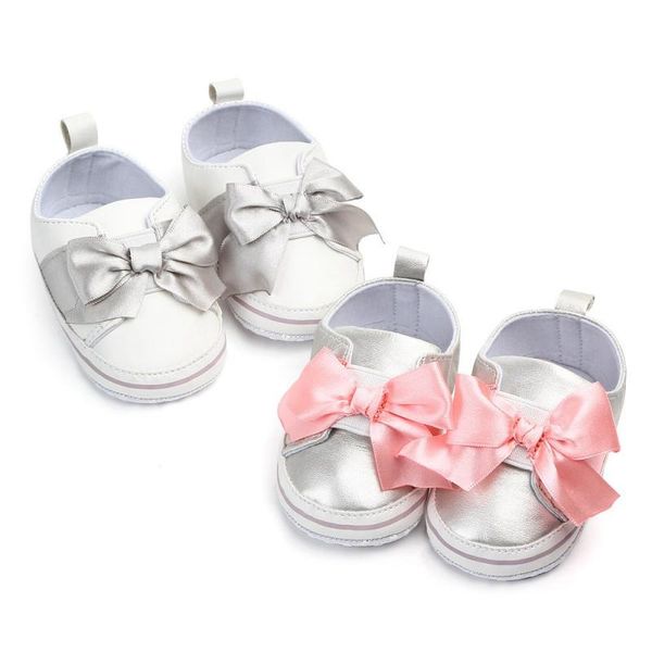 

first walkers pu baby girls shoes born walk leather bow fashion princess 0-18m