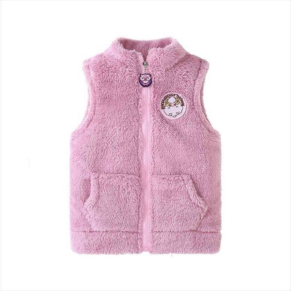 

children girls fur vest autumn winter fashion thick warm colorful waistcoat kids outerwear baby girl christmas 206 02, Camo