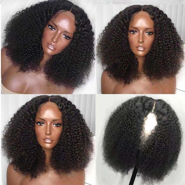 

wig fashion straight women's short curly hair set, Black