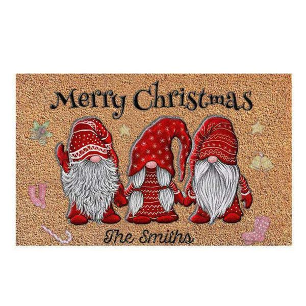 

carpets christmas gnome dwarf doormat carpet front door mat nonslip entryway floor rug xmas home decorations ornaments