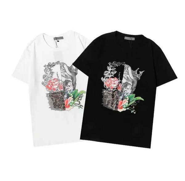 

men women t-shirts black white short sleeve t shirts causal summer tees hip hop tshirts fashion printed streetwear good quality tr003, White;black