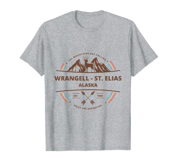 

wrangell - st. elias national park gift men women t-shirt, White;black