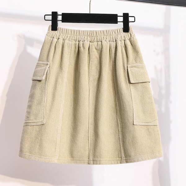 

skirts corduroy black mini female korean vintage women's pencil woman clothes lady trendy 2021 harajuku spring autumn a6205
