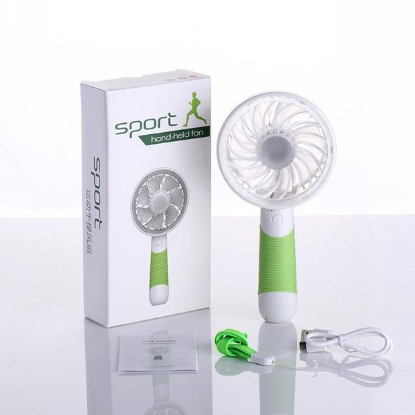 

electric fans portable rechargeable small fan student ultra-quiet high wind power usb mini handheld cooling
