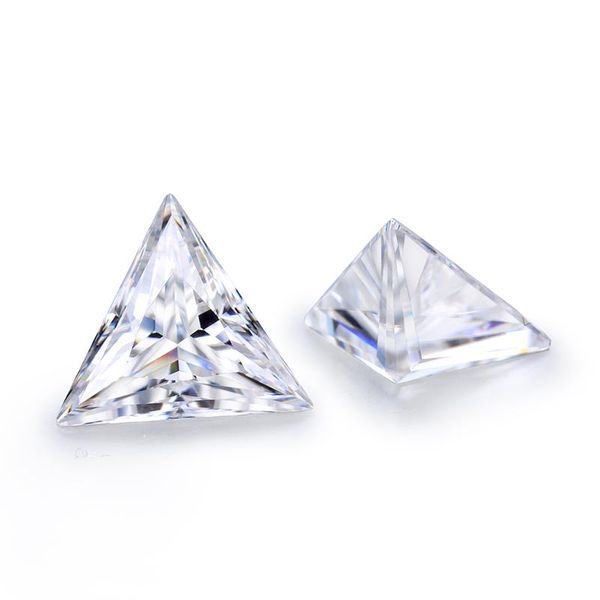 

other moissanite loose gemstone triangle cut 3x3mm-12x12mm gh white color vvs clarity for jewelry making
