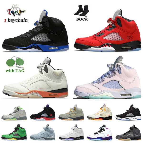 

2022 jumpman 5 mens shoes easter racer blue raging bull basketball shoe 5s white oreo unc green bean stealth 2 sail women classic og sneaker