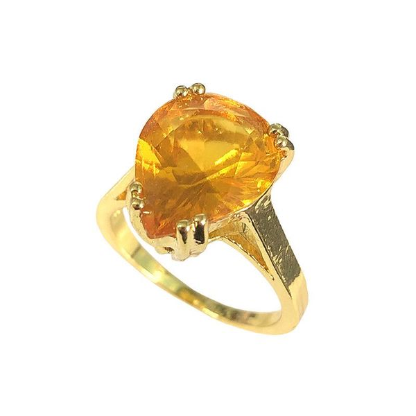 

wedding rings fashion jewelry champagne zircon square rose gold bride party for women gift to girlfriend, Slivery;golden