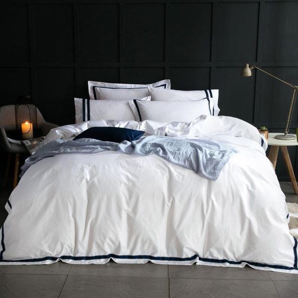 

cotton bedding set full  king bedclothes duvet cover flat sheet or fitted pillowcase bed linen home textiles el sets