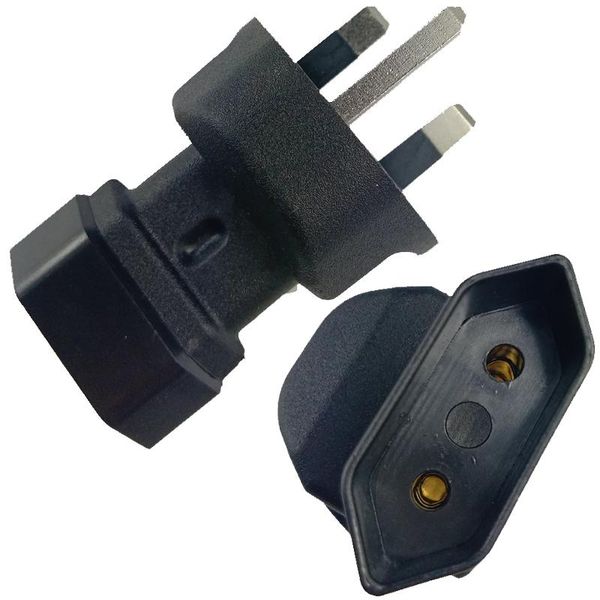 

smart power plugs 10pcs eu to uk adapter converter 2 pin socket travel