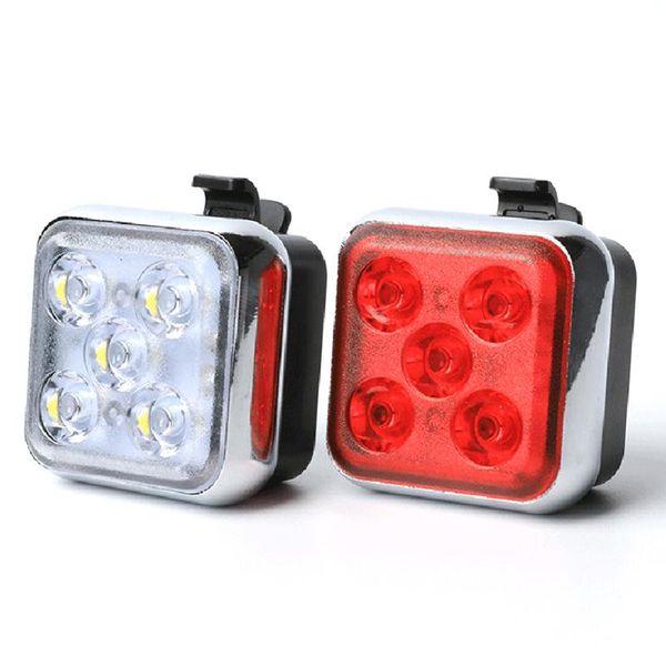 

bike lights 2pcs bicycle taillight set usb aluminum led rear warning lamp safety brake light for mountain