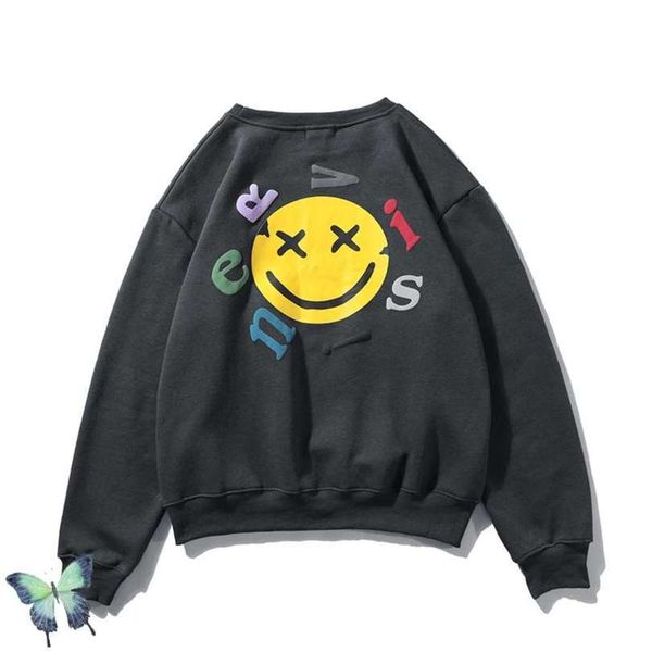 

retrieved winter smiley foam hoody men women fashion random sweater cpfm xyz katoen fleece hoodie, Black