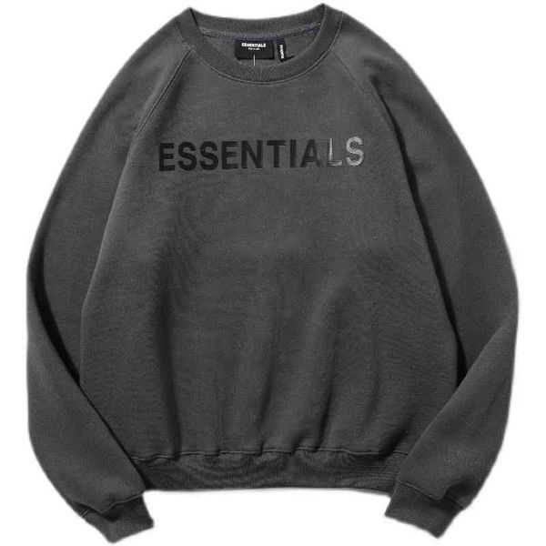 

letter printing sweatshirt women wear fashion brand men's and women's winter, Black
