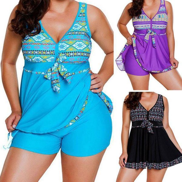 

one-piece suits two-pieces women swimsuit contrast color lace split swimwear ladies beachwear flat- swimming trunks v-neck bathing s