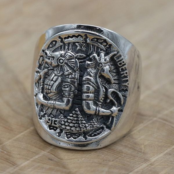 

exaggerated 925 sterling silver adjustable egypt pharaoh retro punk style rings