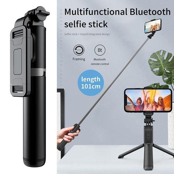 

selfie monopods q01 wireless mobile phone bluetooth stick 101cm tripod expandable monopod