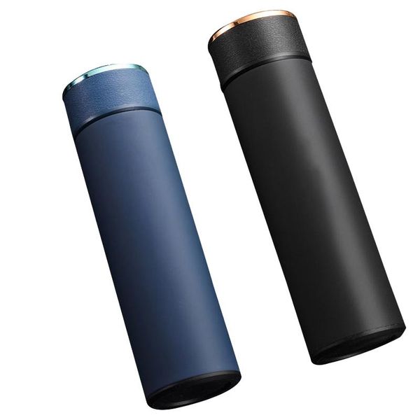 

water bottles 500ml stainless steel smart vacuum cup temperature display insulated bottle for office travel keep drink & cold