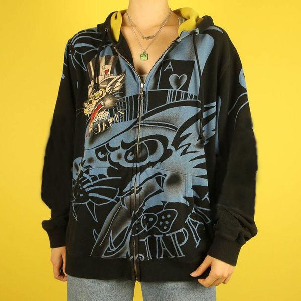 

women's jackets varsity jacket hooded coat,2021 autumn fashion casual long sleeve zipper dye print front pockets party, Black;brown