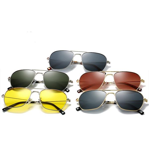 

fashion retro ocean colorful sunglasses for women men brand design female male clean metal uv protection sun glasses de sol 2021, White;black
