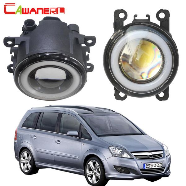 

other lighting system cawanerl for zafira b mpv a05 2005-2011 car 30w led fog lamp cob angel eye daytime running light 3000lm 12v styli